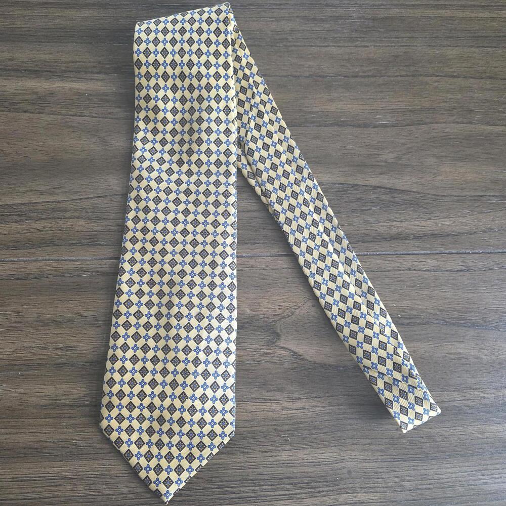 Angelo Bosani Silk Necktie 100% Silk Tie Rack Collab Made in Italy